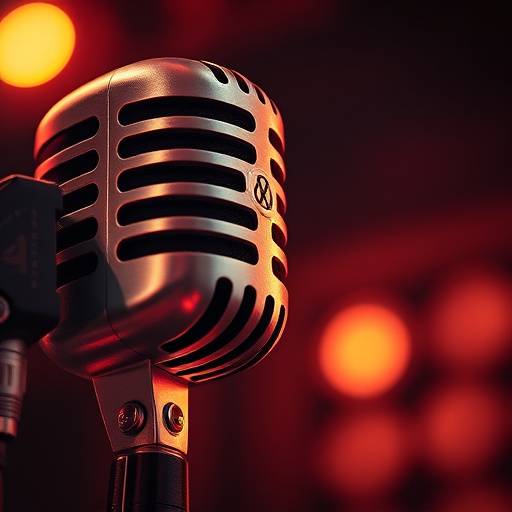 Album artwork featuring a close-up of a vintage microphone, symbolizing classic recording techniques.